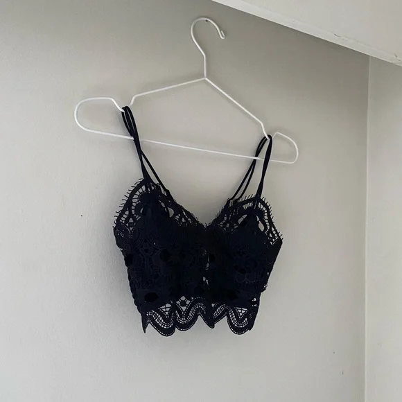 Anothropologie Viviette Lace Bralette Top - Picture 3 of 10